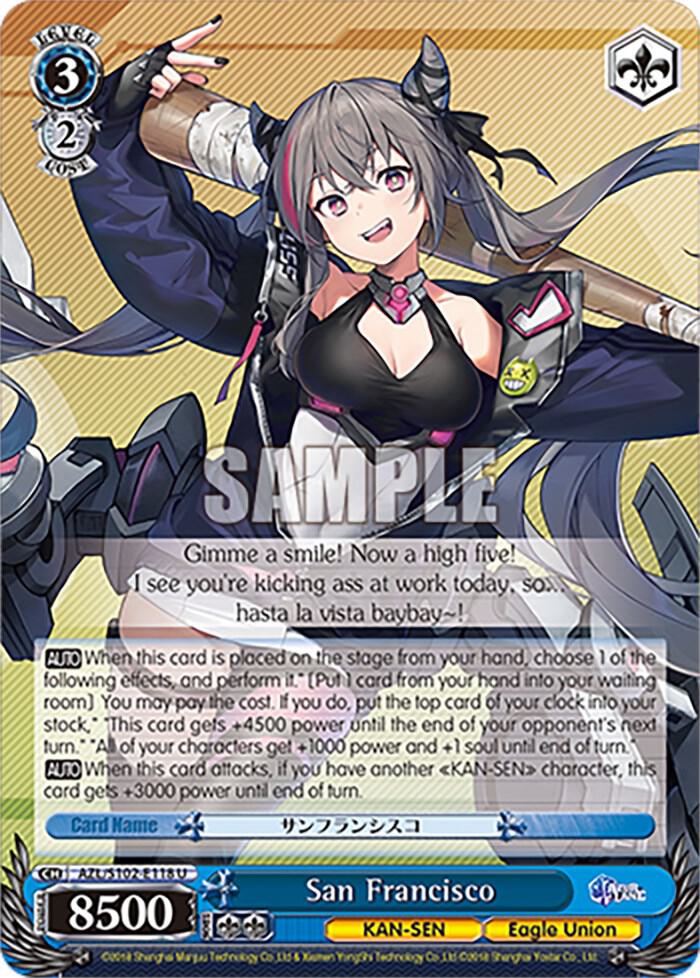 San Francisco, Azur Lane AZL/S102-E118 U