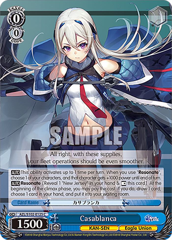 Casablanca, Azur Lane AZL/S102-E125 C
