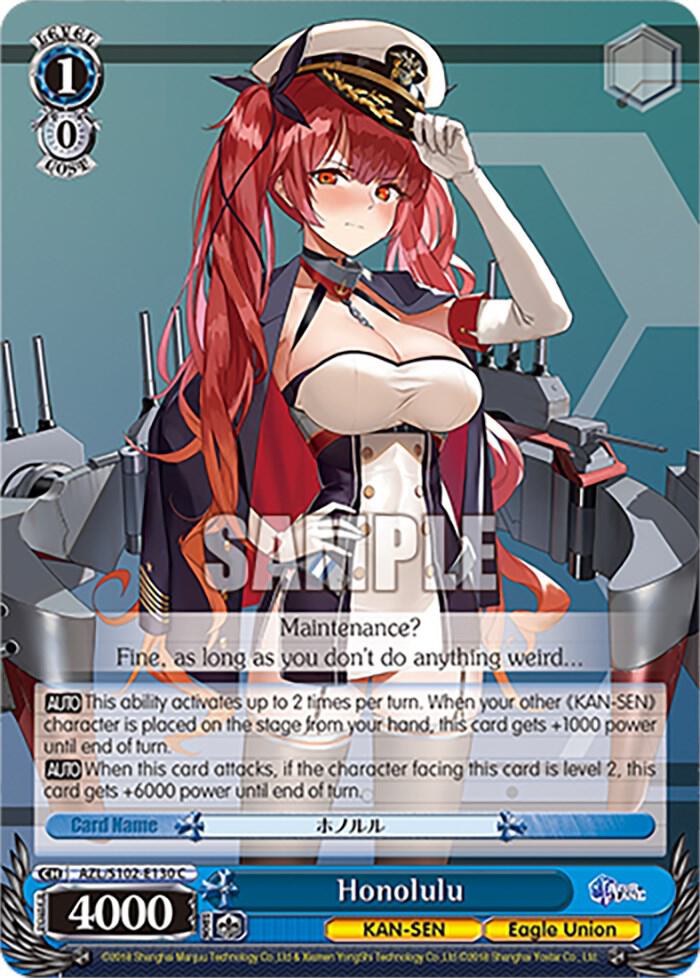 Honolulu, Azur Lane AZL/S102-E130 C