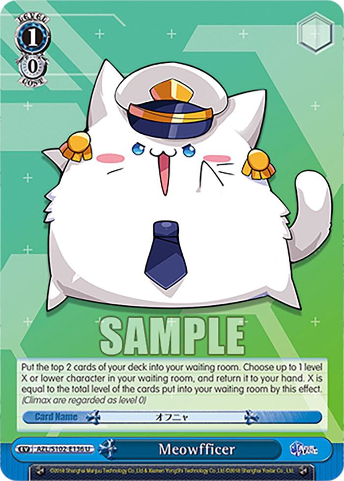 Meowfficer, Azur Lane AZL/S102-E136 U
