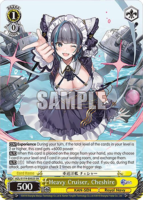 Heavy Cruiser, Cheshire (SR), Azur Lane Vol. 2 AZL/S119-E002S SR