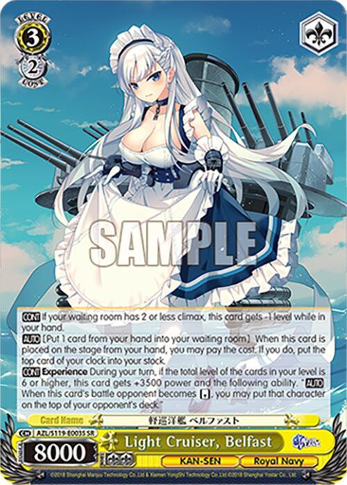 Light Cruiser, Belfast (SR), Azur Lane Vol. 2 AZL/S119-E003S SR
