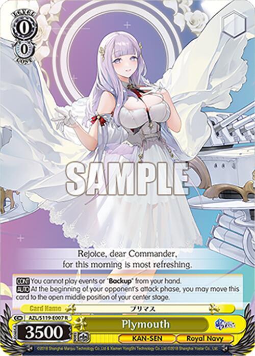 Plymouth, Azur Lane Vol. 2 AZL/S119-E007 R