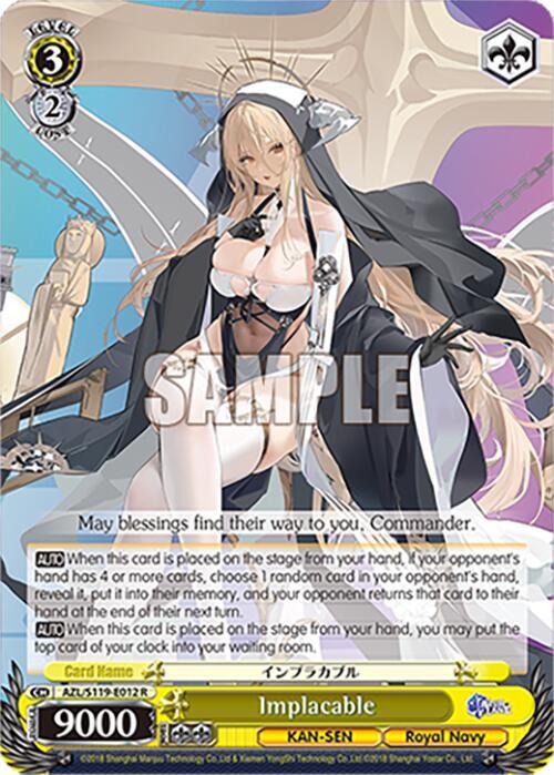 Implacable, Azur Lane Vol. 2 AZL/S119-E012 R
