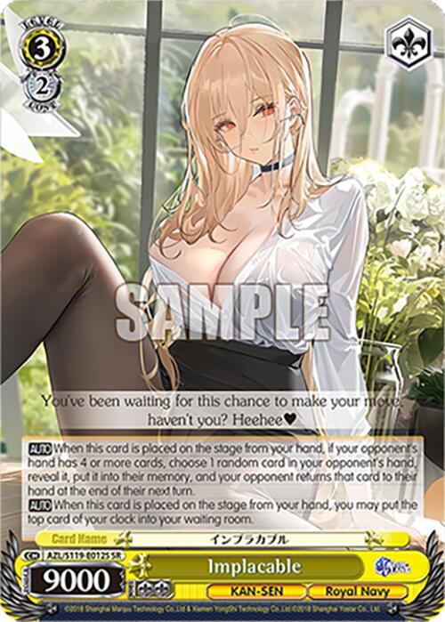 Implacable (SR), Azur Lane Vol. 2 AZL/S119-E012S SR
