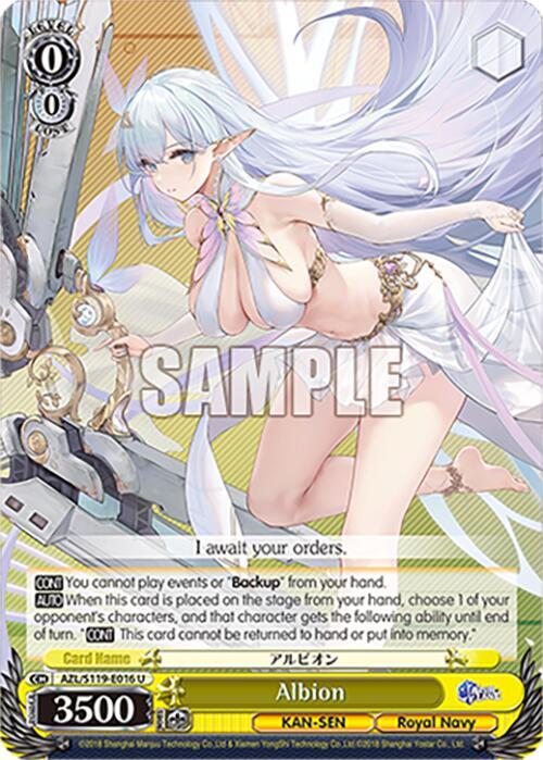 Albion, Azur Lane Vol. 2 AZL/S119-E016 U
