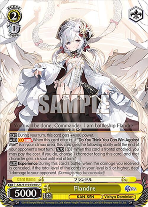 Flandre, Azur Lane Vol. 2 AZL/S119-E018 U