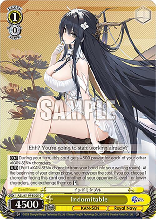 Indomitable, Azur Lane Vol. 2 AZL/S119-E025 C