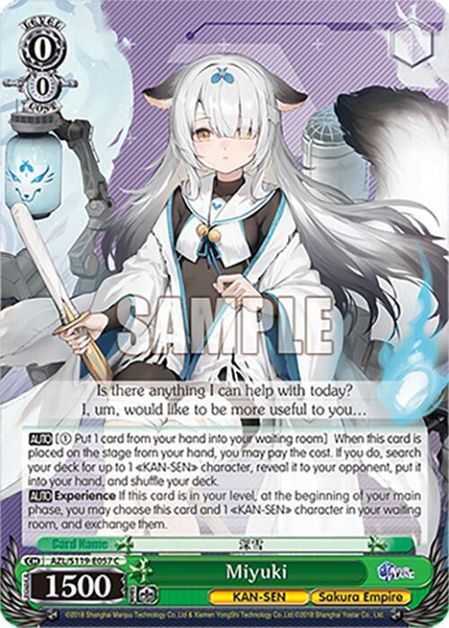 Miyuki, Azur Lane Vol. 2 AZL/S119-E057 C