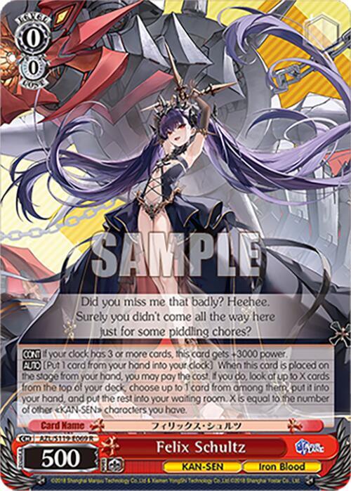 Felix Schultz, Azur Lane Vol. 2 AZL/S119-E069 R