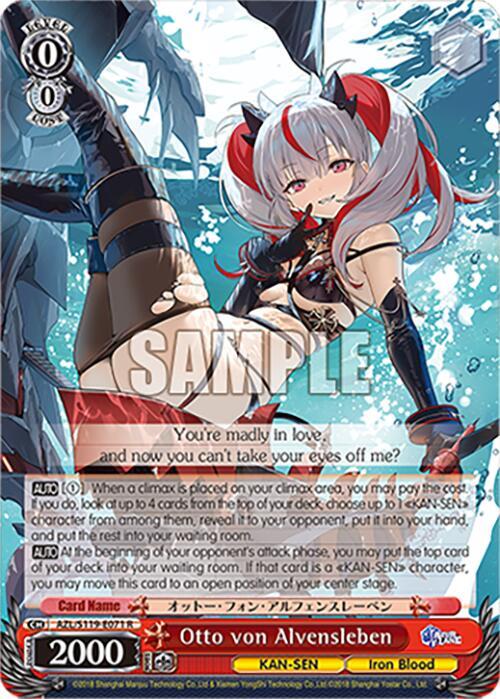 Otto von Alvensleben, Azur Lane Vol. 2 AZL/S119-E071 R