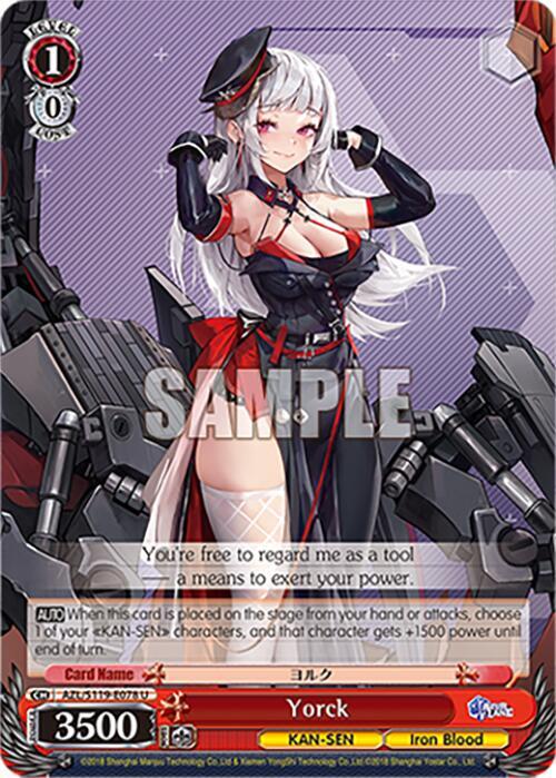 Yorck, Azur Lane Vol. 2 AZL/S119-E078 U