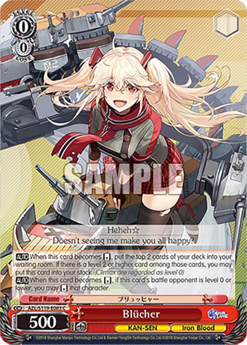 Blucher, Azur Lane Vol. 2 AZL/S119-E083 C