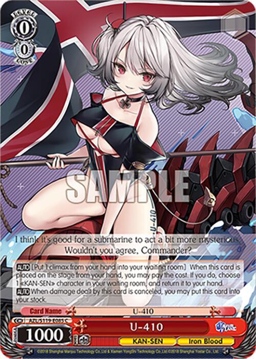 U-410, Azur Lane Vol. 2 AZL/S119-E085 C