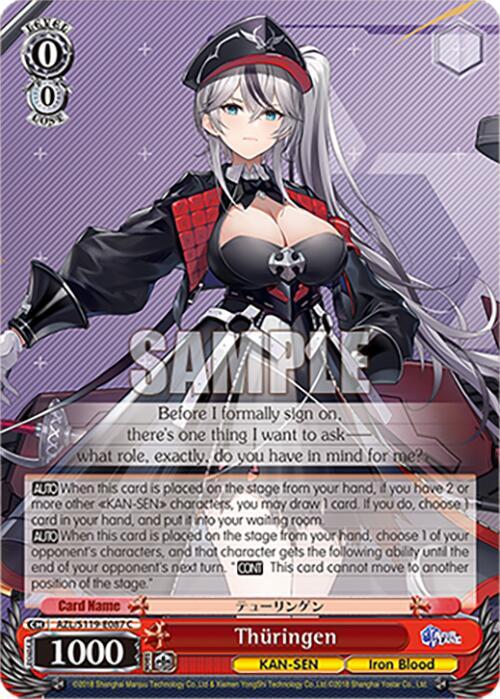Thuringen, Azur Lane Vol. 2 AZL/S119-E087 C