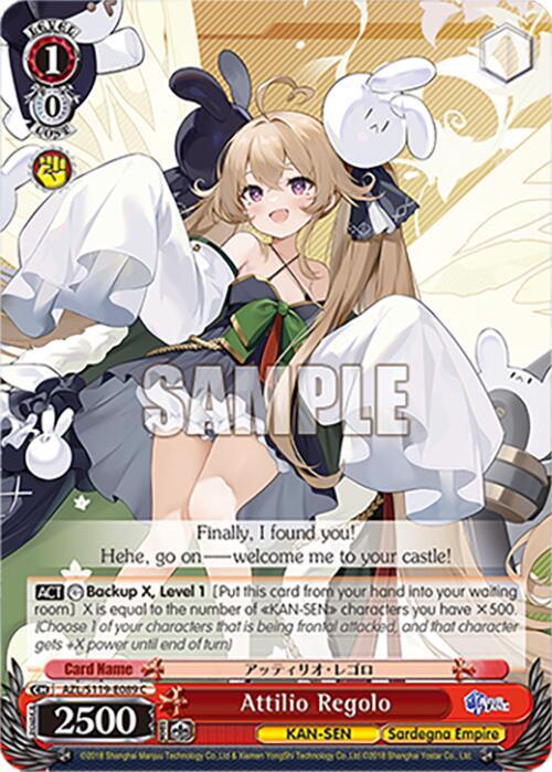 Attilio Regolo, Azur Lane Vol. 2 AZL/S119-E089 C