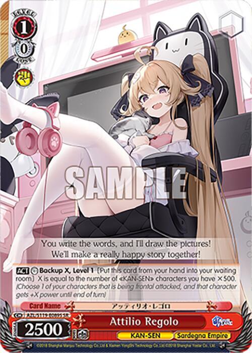 Attilio Regolo (SR), Azur Lane Vol. 2 AZL/S119-E089S SR