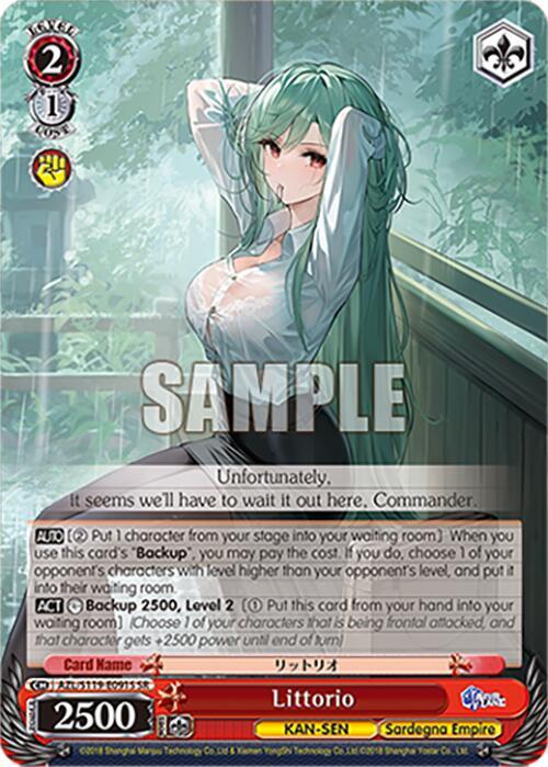 Littorio (SR), Azur Lane Vol. 2 AZL/S119-E091S SR