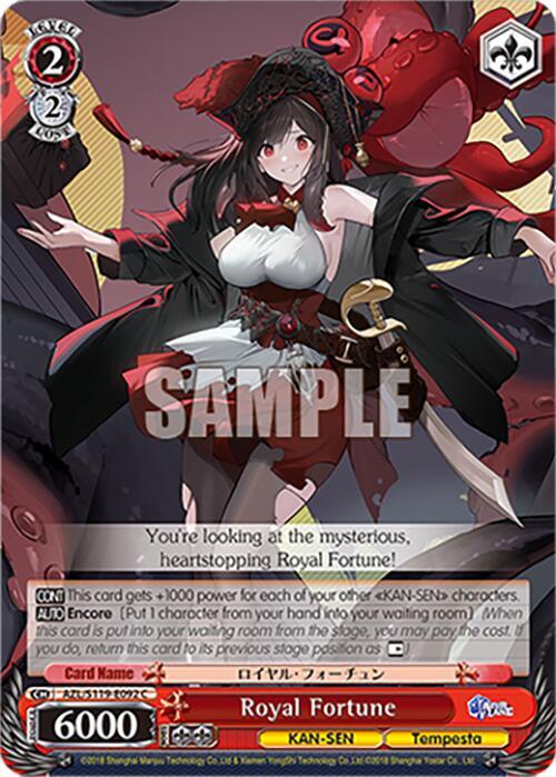 Royal Fortune, Azur Lane Vol. 2 AZL/S119-E092 C