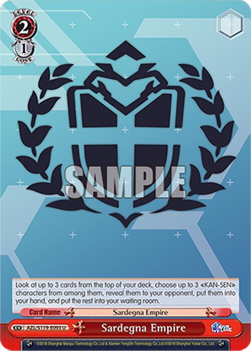 Sardegna Empire, Azur Lane Vol. 2 AZL/S119-E093 U