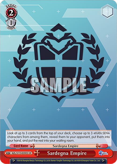 Sardegna Empire (SR), Azur Lane Vol. 2 AZL/S119-E093S SR