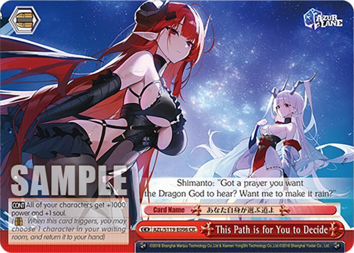 This Path is for You to Decide, Azur Lane Vol. 2 AZL/S119-E096 CR