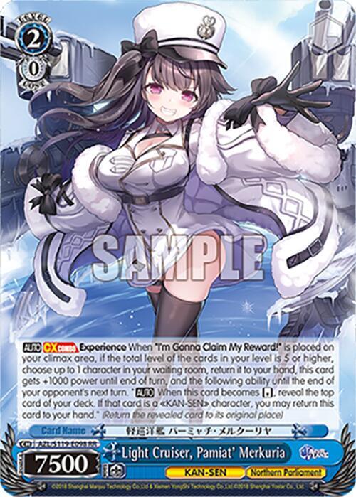 Light Cruiser, Pamiat' Merkuria, Azur Lane Vol. 2 AZL/S119-E098 RR