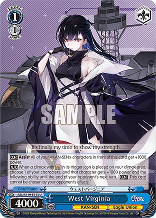 West Virginia, Azur Lane Vol. 2 AZL/S119-E113 U