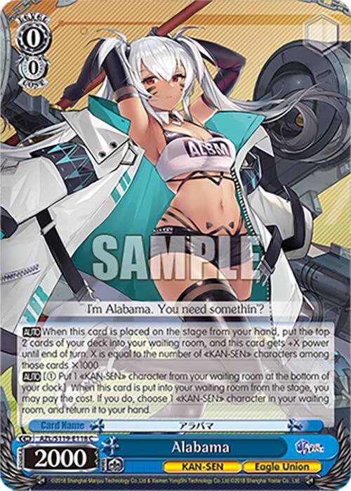 Alabama, Azur Lane Vol. 2 AZL/S119-E118 C