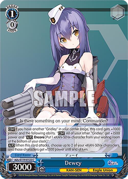 Dewey, Azur Lane Vol. 2 AZL/S119-E122 C