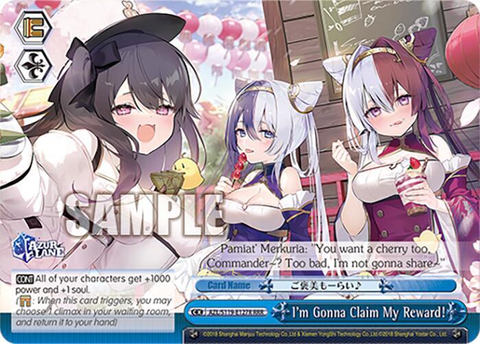 I'm Gonna Claim My Reward! (RRR), Azur Lane Vol. 2 AZL/S119-E127R RRR