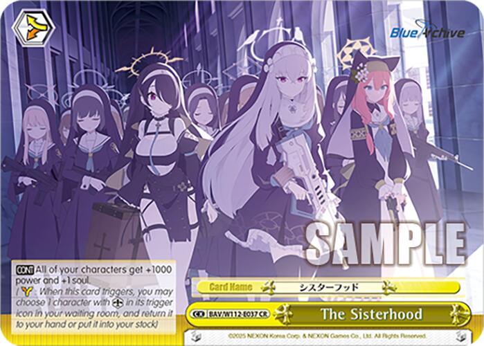The Sisterhood, Blue Archive BAV/W112-E037 CR