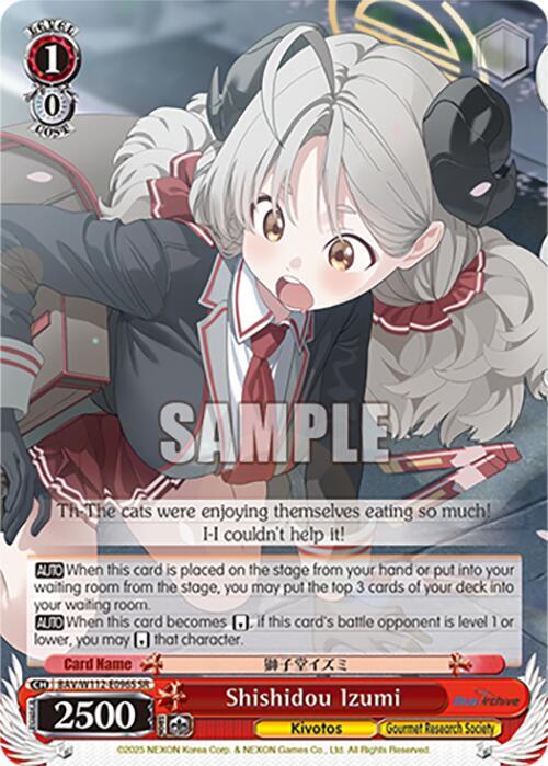 Shishidou Izumi (SR), Blue Archive BAV/W112-E096S SR