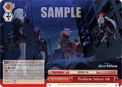 Problem Solver 68, Blue Archive BAV/W112-E104 CR