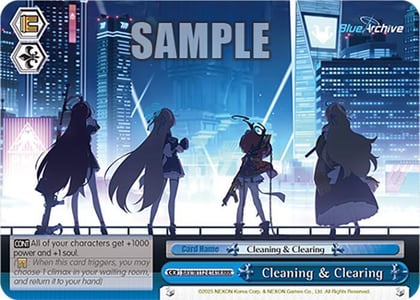 Cleaning & Clearing (RRR), Blue Archive BAV/W112-E141R RRR