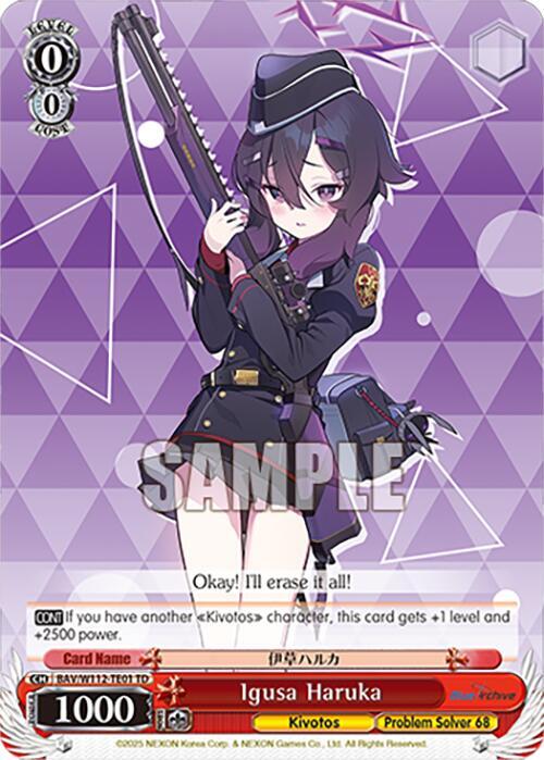 Igusa Haruka, Blue Archive BAV/W112-TE01 TD