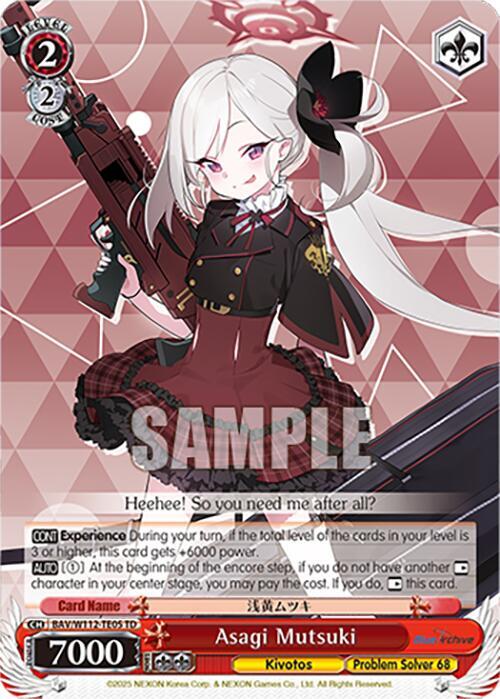 Asagi Mutsuki, Blue Archive BAV/W112-TE05 TD
