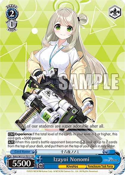 Izayoi Nonomi, Blue Archive BAV/W112-TE17 TD