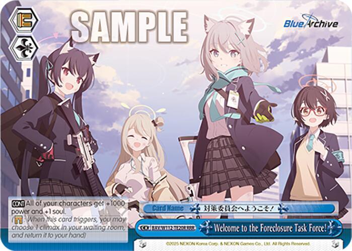 Welcome to the Foreclosure Task Force! (RRR), Blue Archive BAV/W112-TE20RRR RRR