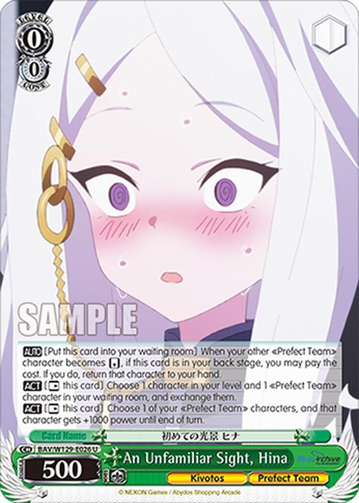An Unfamiliar Sight, Hina, Blue Archive The Animation BAV/W129-E026