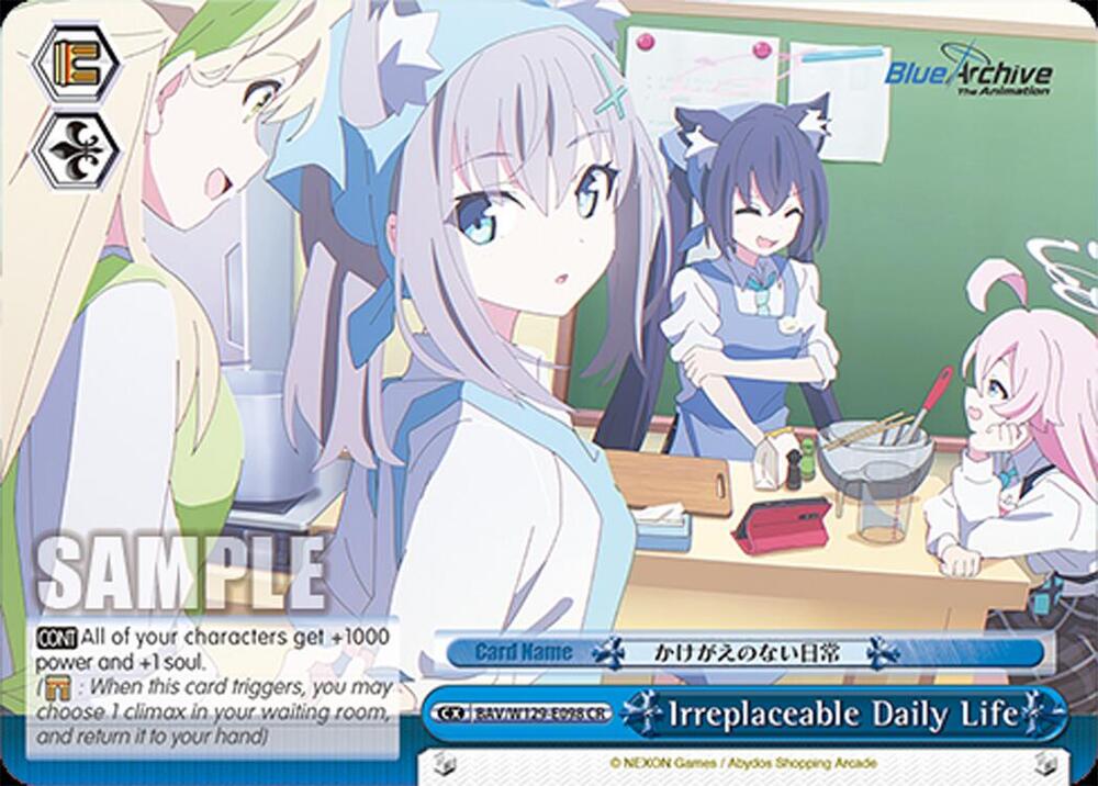 Irreplaceable Daily Life, Blue Archive The Animation BAV/W129-E098