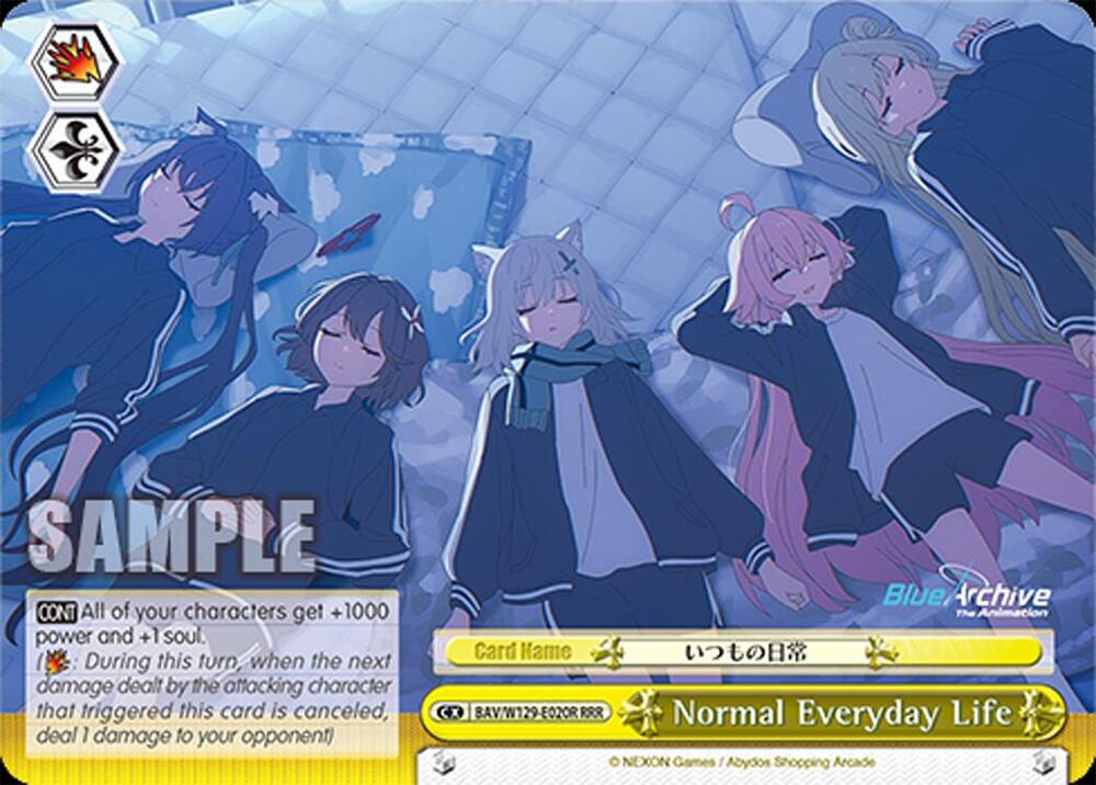 Normal Everyday Life (RRR), Blue Archive The Animation BAV/W129-E020R