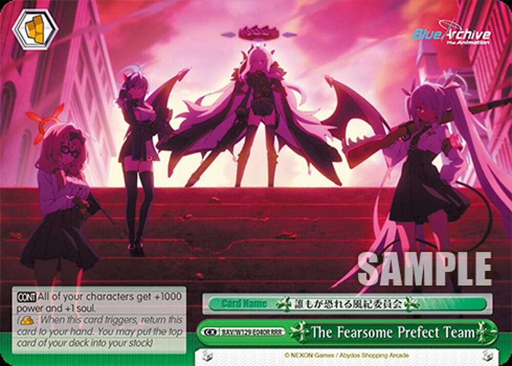 The Fearsome Prefect Team (RRR), Blue Archive The Animation BAV/W129-E040R