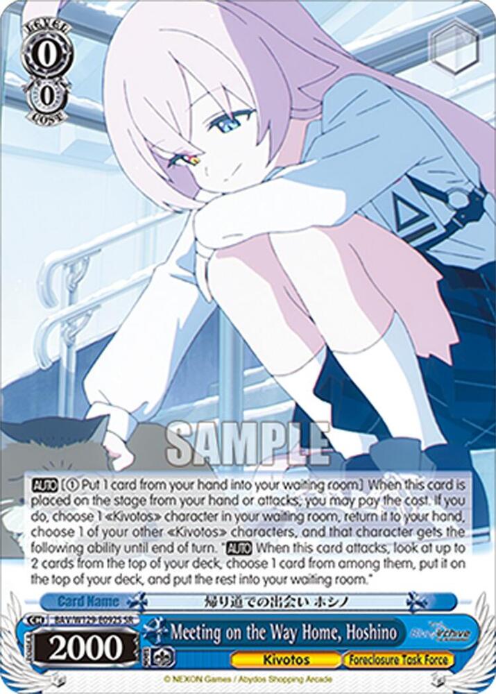 Meeting on the Way Home, Hoshino (SR), Blue Archive The Animation BAV/W129-E092S