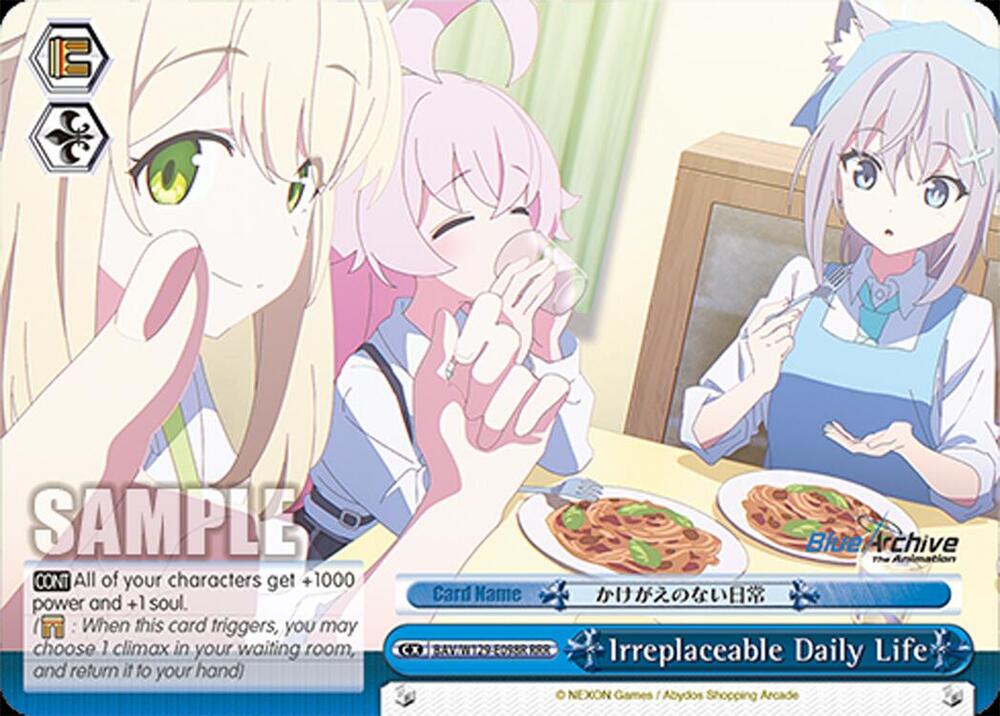 Irreplaceable Daily Life (RRR), Blue Archive The Animation BAV/W129-E098R