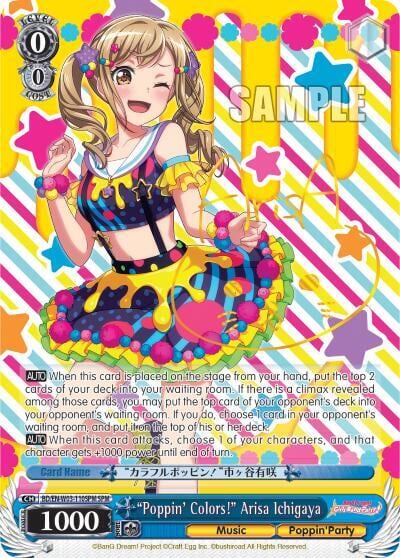 "Poppin'Colors!" Arisa Ichigaya (SPM), BanG Dream! Girls Band Party! MULTI LIVE BD/EN-W03-110SPM SPM