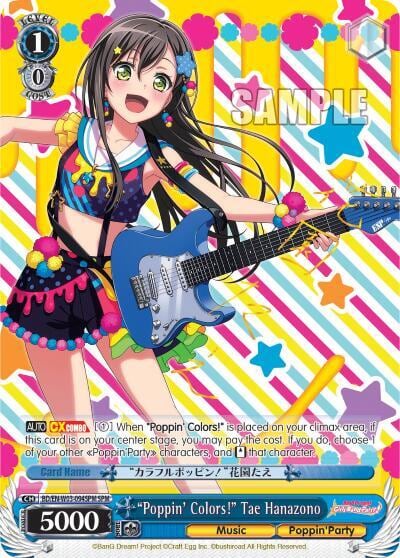 "Poppin'Colors!" Tae Hanazono (SPM), BanG Dream! Girls Band Party! MULTI LIVE BD/EN-W03-094SPM SPM