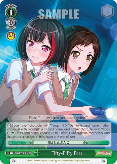 Fifty-Fifty Fear, BanG Dream! Girls Band Party! MULTI LIVE BD/EN-W03-056 U