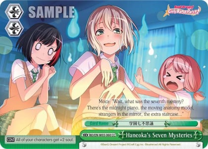 Haneoka's Seven Mysteries, BanG Dream! Girls Band Party! MULTI LIVE BD/EN-W03-060 CC