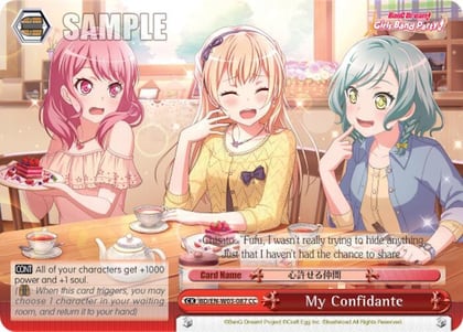 My Confidante, BanG Dream! Girls Band Party! MULTI LIVE BD/EN-W03-087 CC
